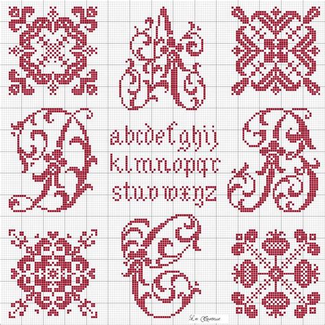 Monogram Cross Stitch Patterns