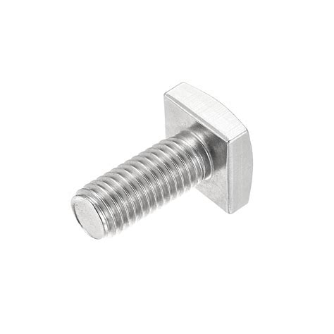 Uxcell Square Head Bolt M10x20mm Fully Thread 304 Stainless Steel