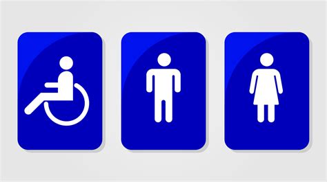 Toilet sign design. Vector Illustration. 20715741 Vector Art at Vecteezy