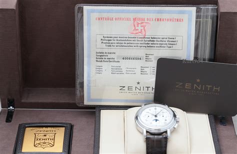 Collectors Market Sold Zenith Chronomaster El Primero