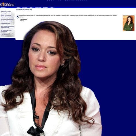 Gone But Not Forgotten? Leah Remini Still Being Featured On Scientology Website!