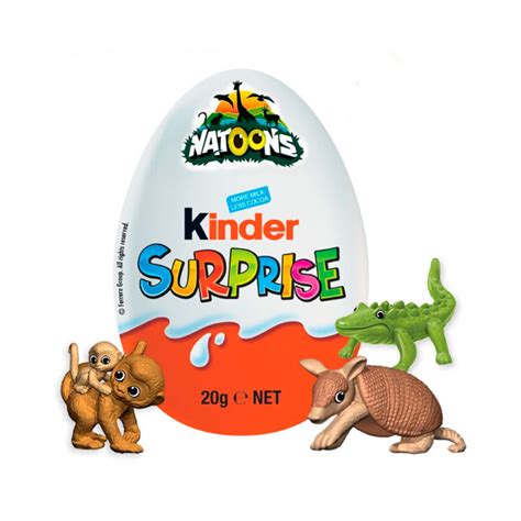 Киндер сюрприз с игрушкой Kinder Surprise Natoons жывотные 20g 17173 купить по цене 38 грн