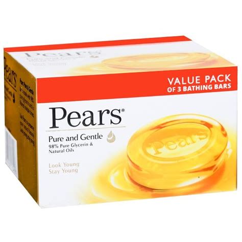 Buy Pears Pure And Gentle Soap Pack Of 3 X 125 Gm Online At