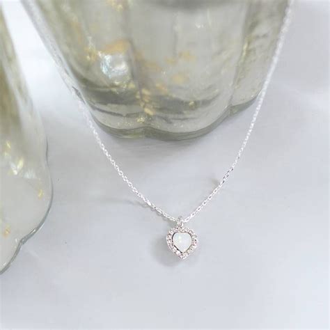 Girl S Swarovski Crystal Heart Necklace By Lilac Coast