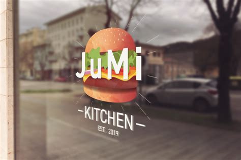 Neues Burger Logo F R Jumi Kitchen