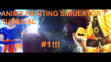 Tutorial Anime Fighting Simulator 12 Mi Primer Vídeo De Roblox Youtube