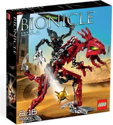 Lego Bionicle Glatorian Warrior Set 8990 Fero And Skirmix