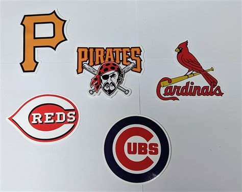 MLB Team Stickers sold by Unit - Etsy