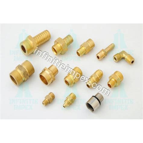 Golden Brass Threaded Fittings At Best Price In Jamnagar Infinitie Impex