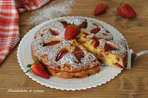 Torta Morbida Alle Fragole E Ricotta Dolce Facilissimo E Squisito