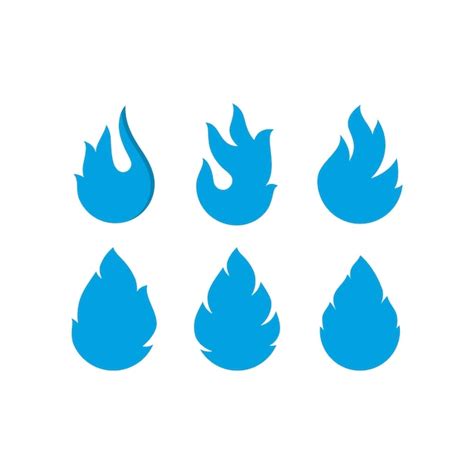 Le Logo De Flamme De Feu Bleu Peut Galement Tre Utilis Pour L