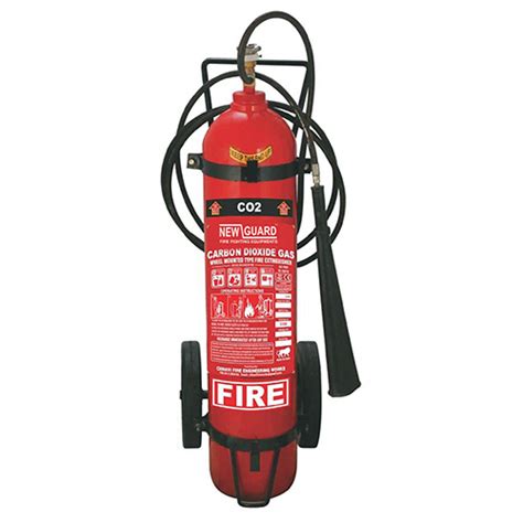 Red Trolley Mounted Carbon Dioxide Gas Based Fire Extinguisher At Best Price In New Delhi