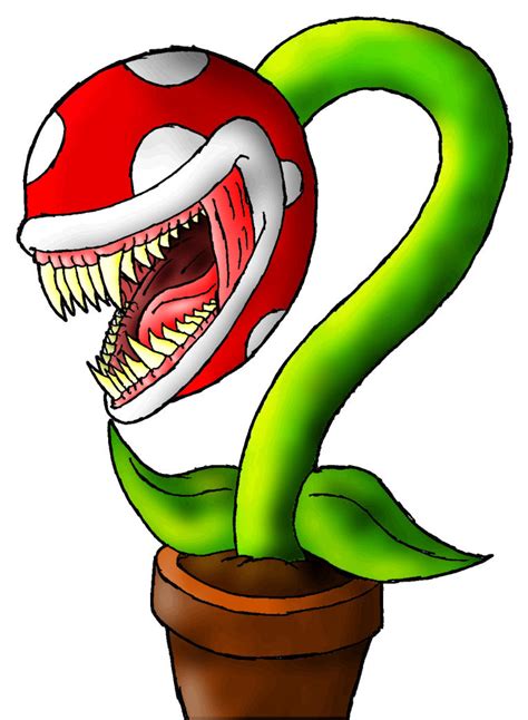 Piranha Plant By Purple Blargidy On Deviantart