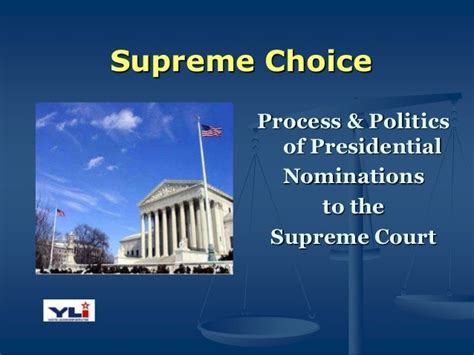 Nomination Process For Supreme Court Justices