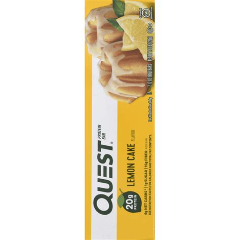 Quest Protein Bar Lemon Cake Flavor Each Instacart