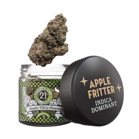 Twenty One THCA Flower 3 5g Apple Fritter Indica