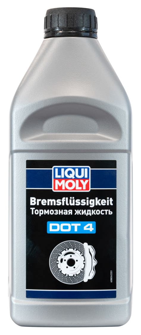 Тормозная жидкость Bremsflussigkeit DOT 4 1 литр. 21157 LIQUI MOLY ...