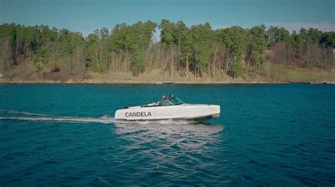 Candelas Newest High Performance Electric Boat Flies Above Water For