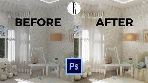 How To Enhance A Render Output In Photoshop Vray Rendering Youtube