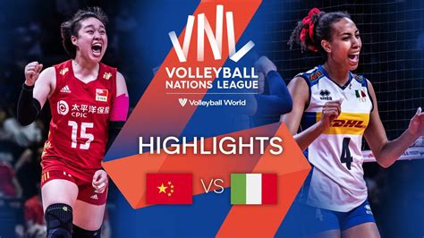 🇨🇳 Chn Vs 🇮🇹 Ita Highlights Week 1 Womens Vnl 2022 Win Big Sports