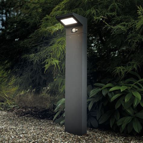 Borne Solaire Puissante D Tecteur Lumens Aluminium Fione K