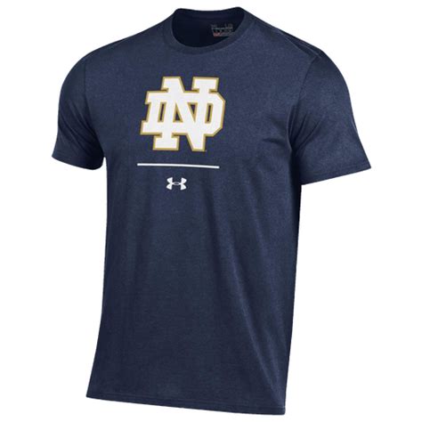 Under Armour College Charged Cotton T Shirt Mens Clothing Notre