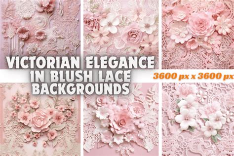 Victorian Elegance In Blush Lace Graphic By Graphic Studio · Creative