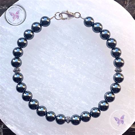 Hematite Bead Bracelet