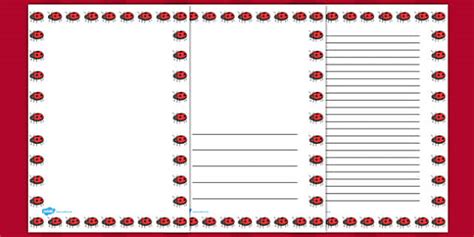 Ladybug Page Border Ela Twinkl Usa Lehrer Gemacht