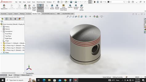 Solidworks Piston Assembly Solidworks Assembly For Beginners Viral