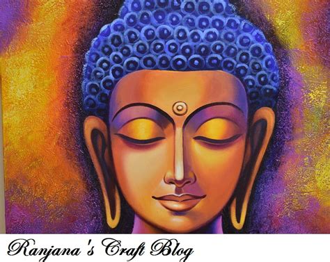 Buddha Painting Ranjana S Craft Blog