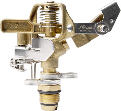 Buy M PLUS Heavy Duty Brass Impact Sprinkler Adjustable Coverage