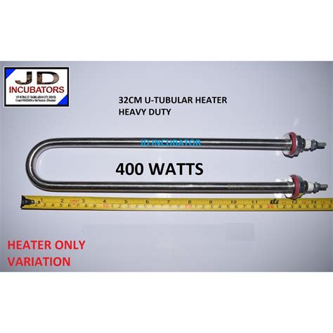 Tubular Heater U Type For Incubators Heavy Duty With Free Terminal Lugs