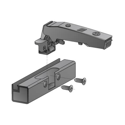 Hettich Sensys Aluminium Frame Hinge With Integrated Silent