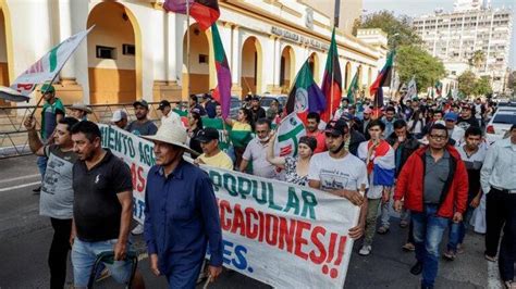 Protestas En Paraguay Organizaciones Campesinas E Ind Genas Exigen