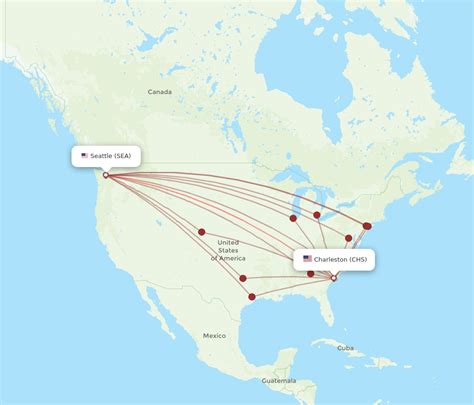 Flights From Charleston To Seattle Chs To Sea Flight Routes