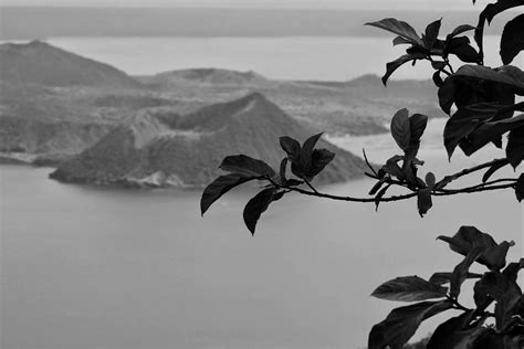 Taal Volcano In Bw By Norman Amora On Youpic