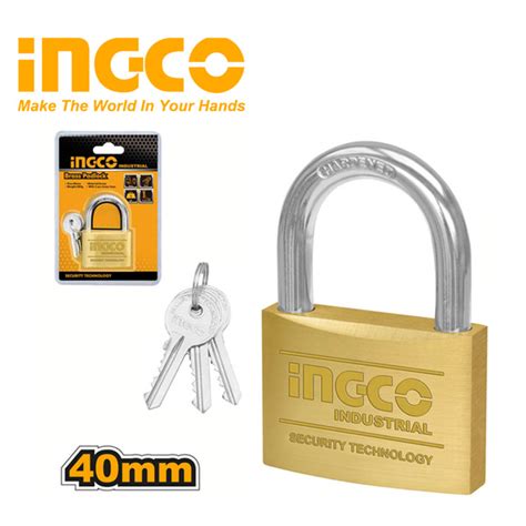 Dbpl Ingco Heavy Duty Brass Padlock Mm Winland Electronics And