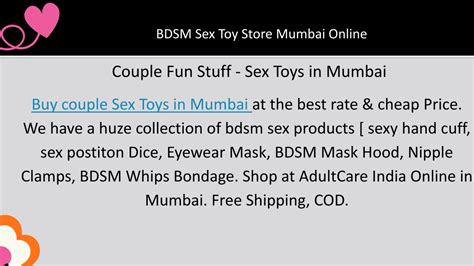 Ppt Buy Sex Toys Online India S No Store In Mumbai For Male