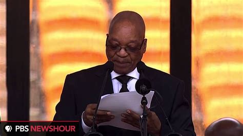 Jacob Zuma Delivers Remarks On Nelson Mandelas Vision For South Africa