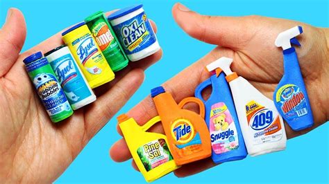 10 Easy Diy Miniature Cleaning Products Each In Less Than 1 Minute