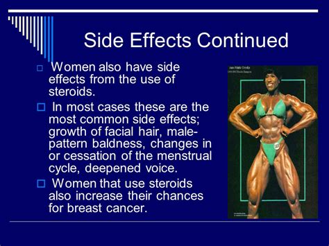 Women On Steroids Side Effects