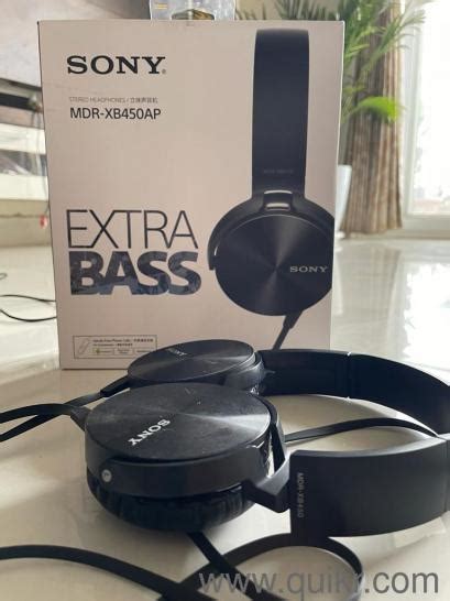 Sony Extra Bass MDR XB450AP On Ear Wired Headphones With Mic Black