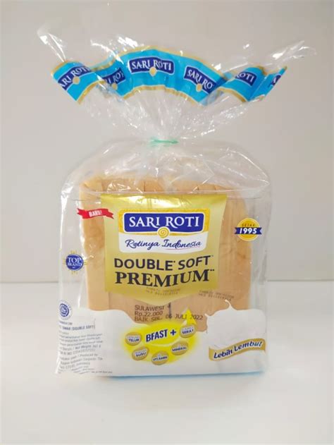 Jual Sari Roti Tawar Double Soft Premium Kota Makassar Sari Roti