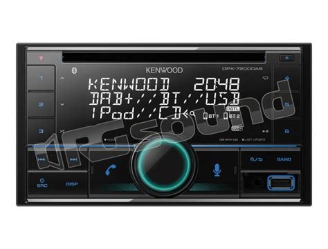 Kenwood DPX 7200DAB Autoradio 2 Din Con Lettore CD Illuminazione Pers