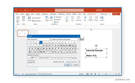 How To Add Subscript And Superscript In Powerpoint