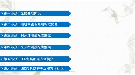 Led灯具光学基础知识课件word文档在线阅读与下载无忧文档