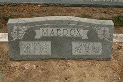 Mary Jane Safar Maddox M Morial Find A Grave