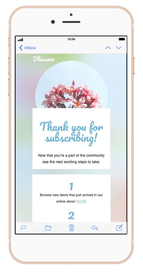 Thanks For Subscribing Email Template