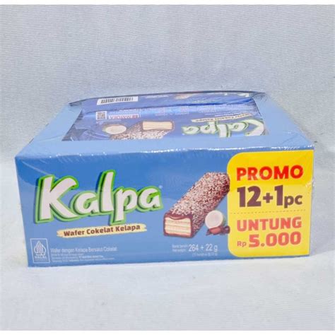 Jual Kalpa Wafer Coklat Kelapa 1 Box Isi 12 Pcs Shopee Indonesia